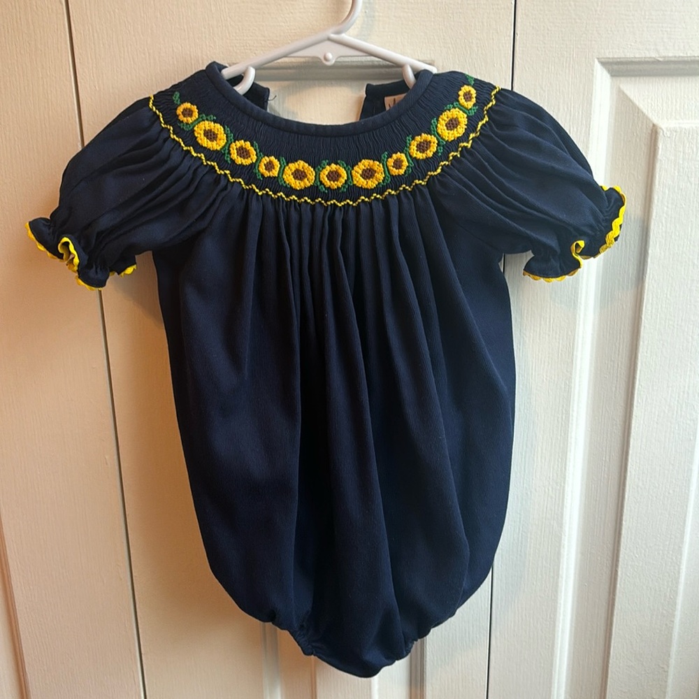Girls 18m Sunflower Bubble